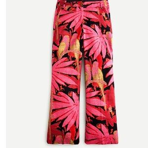 NWT J CREW Pink Red pants